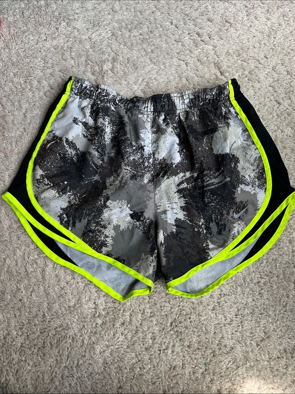 Nike Running Shorts - Black, Gray, & Volt